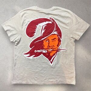 Mitchell & Ness Tampa Bay Buccaneers 50 Seasons T-Shirt Tan Mens Medium NWT